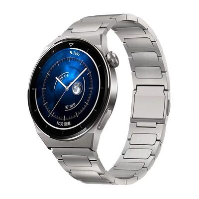 适用于OPPOwatchX3表带磁吸纯钛金属小米watchS5诺曼扣荣耀5pro腕带watch X2男士商务高级款watch4pro/22mm