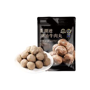 潮迹潮汕牛肉丸含肉量90%锁鲜