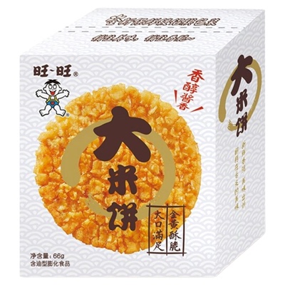 旺旺大米饼66g原味休闲解馋零食