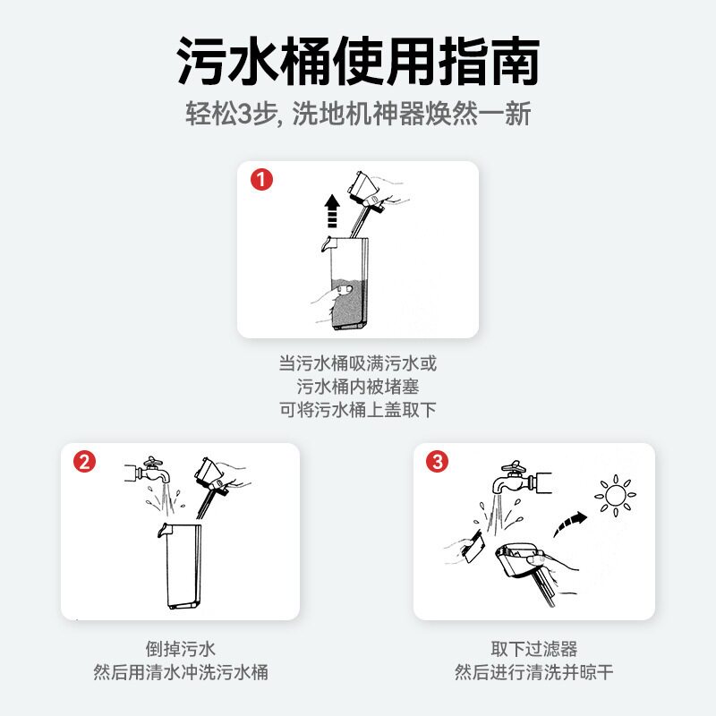 贞美适配添可1污水LED/2.0SLIM/3.02.0LCD2代洗地机箱代桶污水