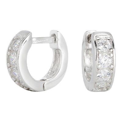 925纯银边缘耳洞耳圈免摘