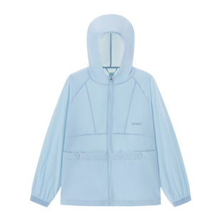 likeuu儿童防晒衣男女童2026新款大口袋凉感外套夏空调服UPF50+