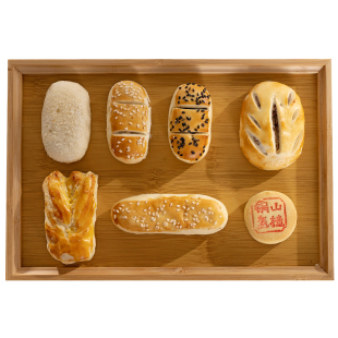 全盛斋清真传统糕点椰蓉椒盐枣泥山楂馅休闲零食小吃点心组合330g