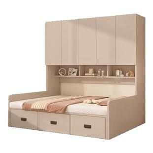 衣柜床一体小户型榻榻米衣柜卧室实木儿童床多功能书桌衣柜储物床