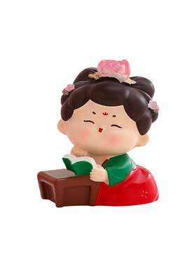 唐宫夜宴仕女国潮小摆件治愈系