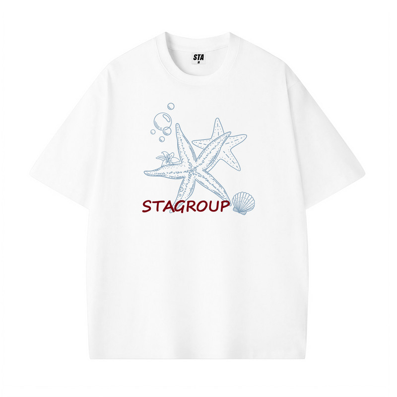 STA旗舰店美式潮牌小众设计感短袖女生夏季新款纯棉宽松显瘦t恤