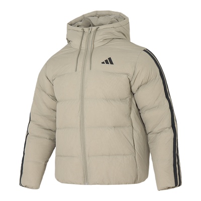 阿迪达斯官方正品羽绒服女款2025冬新款保暖运动休闲面包服KH3989