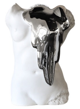 高级感艺术人体雕塑装饰摆件