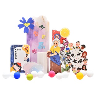 小朋友艺术作品画展装饰班级幼儿园教室美术绘画展板定制kt板背景