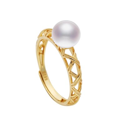 DIY配件S925纯银戒指托戒指空托