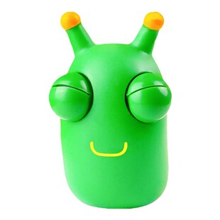 网红爆款瞪眼小菜虫解压玩具球捏捏乐创意慢回弹减压神器女孩男孩