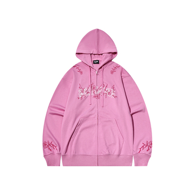 BEASTER花卉字母刺绣卫衣外套