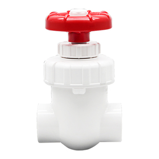 溢彩 新款闸阀pvc球阀隔膜阀截止阀流量调节鱼缸优质塑料微调阀门