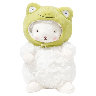 海湾兔bunnies 小羊兔耳青蛙小狗帽子毛绒玩具公仔安抚娃生日礼物
