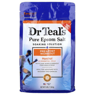 Dr. Teal's全泻盐浸泡液泡澡安眠发汗去角质舒缓和睡眠健康好眠
