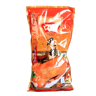 扬州特产口缘凤鹅盐水鸭脱骨风鹅