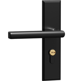 卧室门锁家用通用型房间门木门室内全套锁具老式不锈钢门把手静音