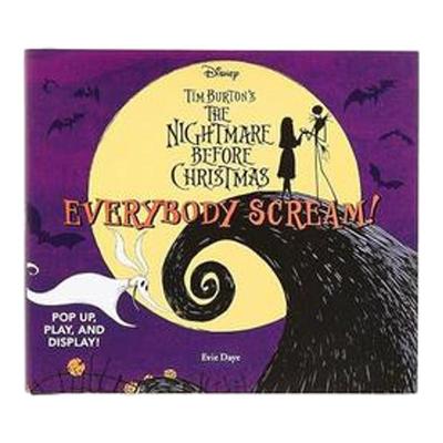 【预售】圣诞夜惊魂互动立体书蒂姆波顿英文儿童立体进口原版书精装Everybody Scream! Abrams Books for Young Readers Daye