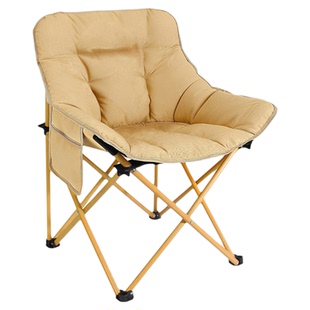 折叠椅子户外露营月亮椅便携式沙滩椅钓鱼凳子新款午休躺椅靠背椅