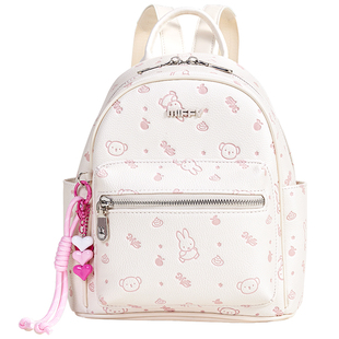 米菲冬季甜美双肩包包女式2026新款可爱卡通小巧轻便百搭通勤包