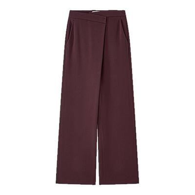 【人字纹三醋酸】Laurel劳芮新款柏林折影西裤女LWL363K05100