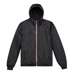 【尊享特惠】BALLY巴利男士黑色休闲皮革外套6211680