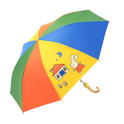 天堂伞黑胶防晒伞萌趣手柄晴雨伞