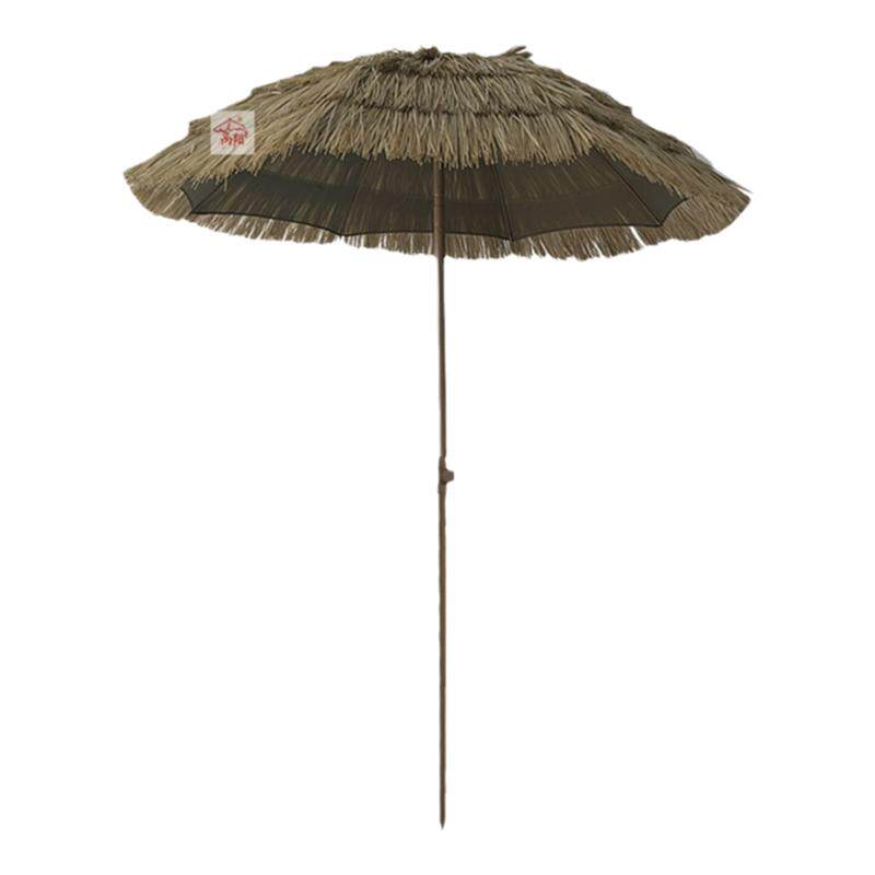 仿真稻草伞广告道具户外禹阳伞业