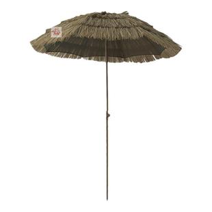 户外摆摊仿真茅草伞花园庭院遮阳稻草伞折叠沙滩伞海滩太阳伞包邮