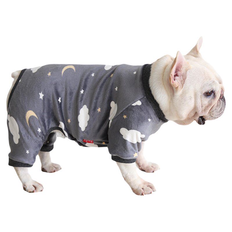 Petstyle冬保暖法斗晚安超柔睡衣英斗巴哥柯基加菲百搭胖狗狗衣服