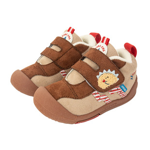 kidsing可迪星宝宝棉鞋秋冬学步鞋男女小童儿童加绒软底防滑童鞋