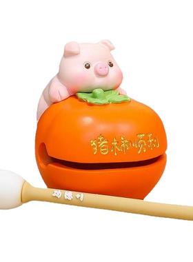 小木鱼桌面解压治愈木鱼玩具摆件