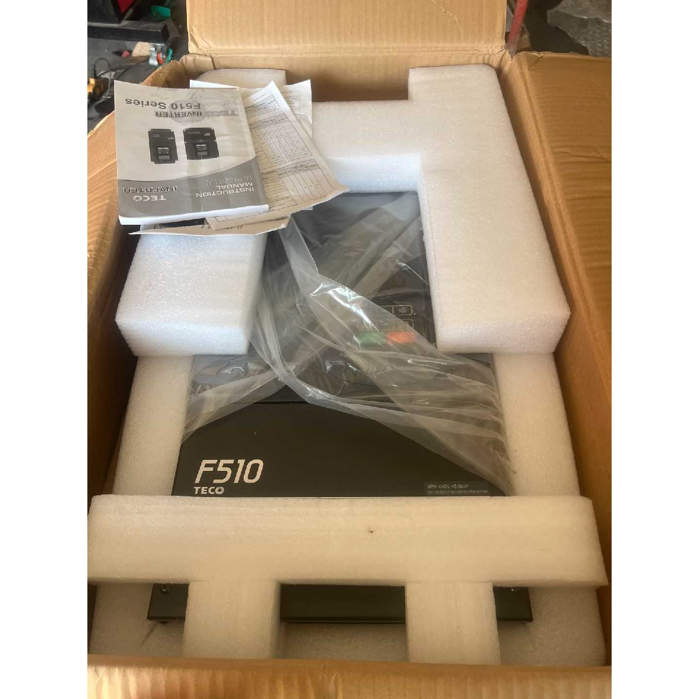 议价全新东元变频器F15045KW项目剩余便宜处理可维修