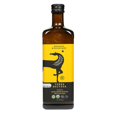 佰多力有机TERRA DELYSSA特级初榨橄榄油1L*2酸度≤0.3%生饮凉拌