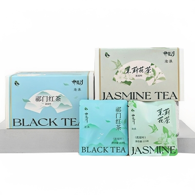 0添加原叶茶包茉莉花茶+祁门红茶