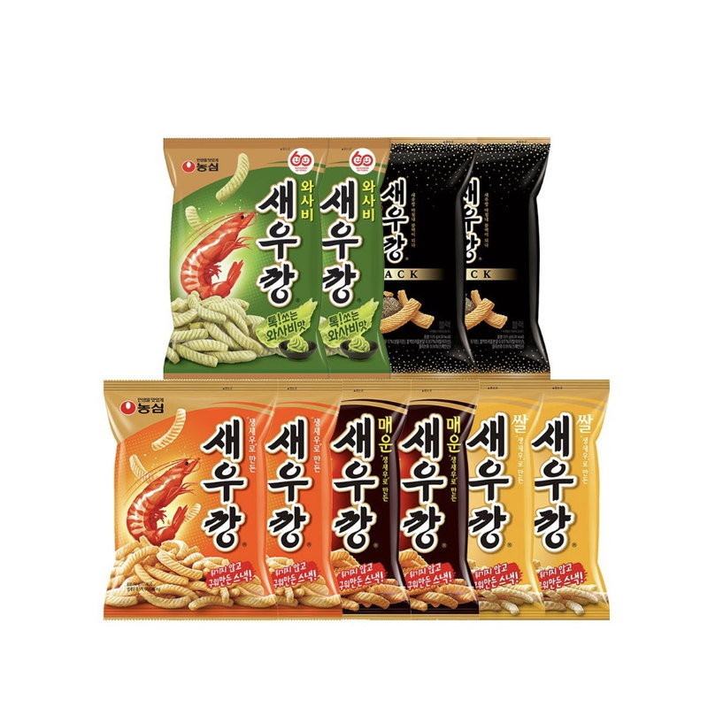 韩国直邮农心虾条90g辣原味