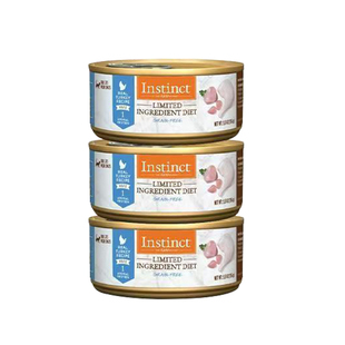 Instinct天然百利进口单一低敏火鸡肉无谷全价猫主食罐头湿粮156g