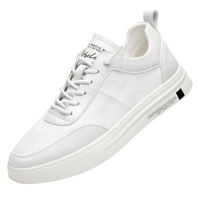 【夏季特大码男鞋透气皮面板鞋】