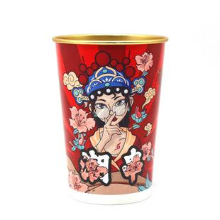 一次性46a国潮金箔串串桶关东煮杯子打包盒纸杯冷锅串串商用定制