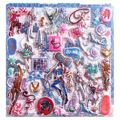 斗罗大陆儿童贴画反复粘贴无异味