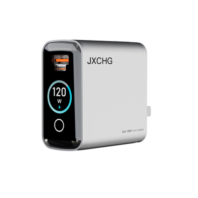 极小充LDZM正品智能屏显120W氮化镓充电器全兼容超级快充适用苹果华为mateVIVO小米OPPO三星安卓PD100W笔记本