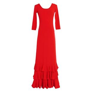 原创品牌Flamenco弗拉门戈练习裙西班牙挪威麻三层舞裙热卖ENE06