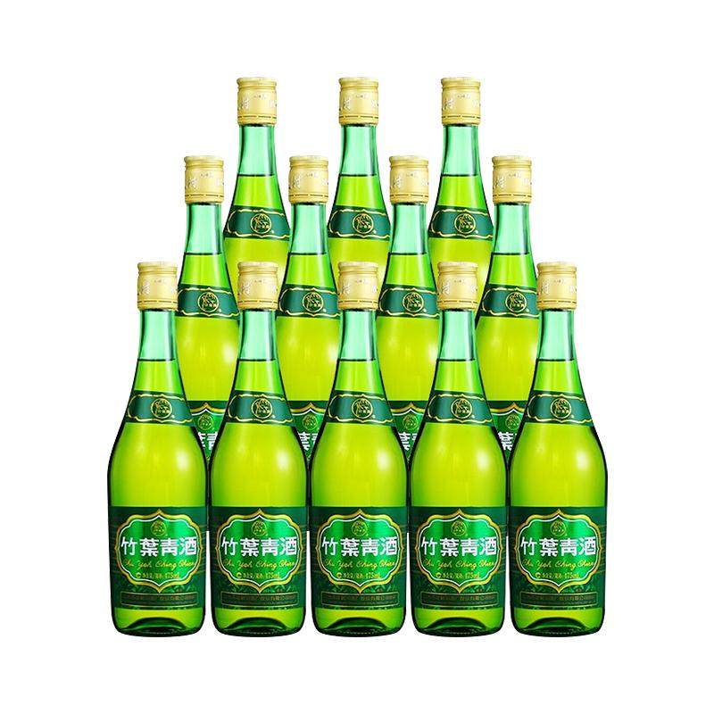 整箱口粮竹叶青酒38度玻竹