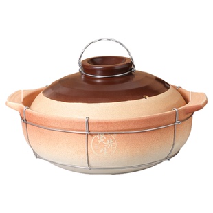 煲先生复古元底平耳老式土锅煲仔饭锅炖肉焖菜锅明火适用耐高温