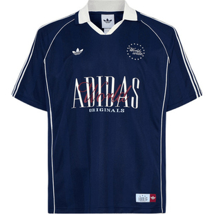 adidas阿迪达斯三叶草男女夏季宽松POLO衫运动休闲短袖T恤KY2192