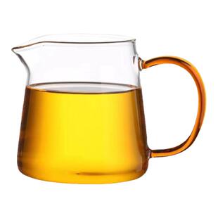 北大史玻璃公道杯加厚耐热高硼硅分茶器带茶漏过滤大容量透明公杯