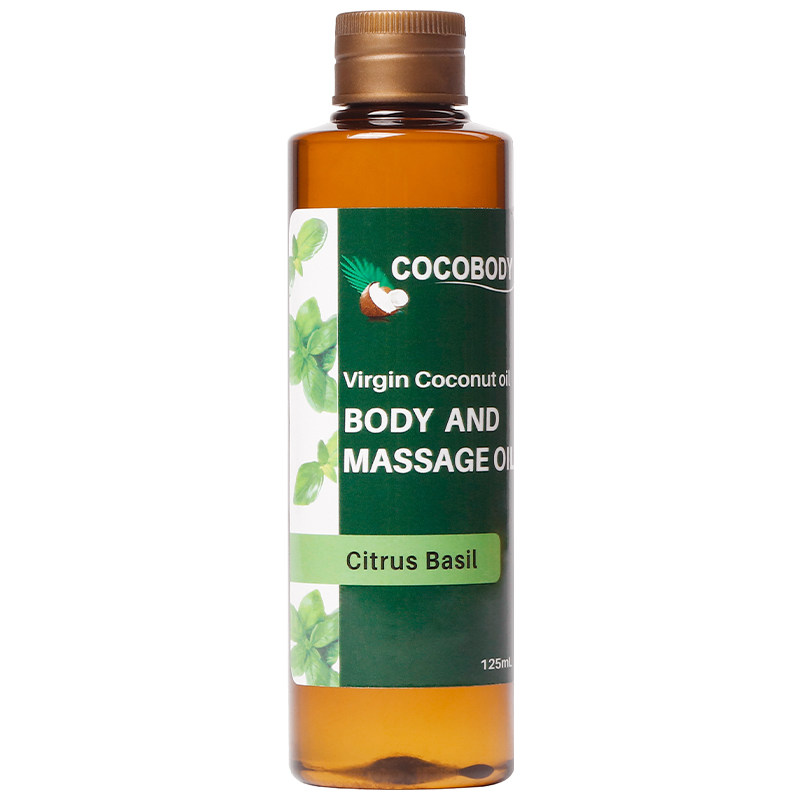 cocobody柑橘罗勒免洗身体按摩油