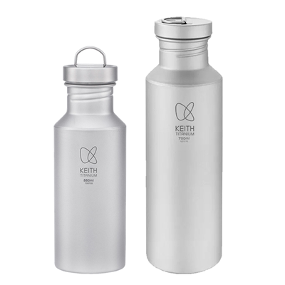 铠斯纯钛杯子登山壶运动水壶