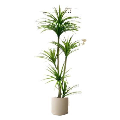 龙血树仿真绿植高端轻奢室内客厅大型仿生植物盆栽落地假花树摆件