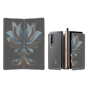 三星W26手机膜zfold7磨砂水凝膜fold6折叠屏膜fold5全包后背膜w25内外侧边膜Galaxyfold边框24中轴保护膜适用